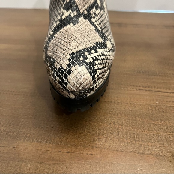 All Saints Sarris Snakeskin Bootie 40 - Picture 10 of 15